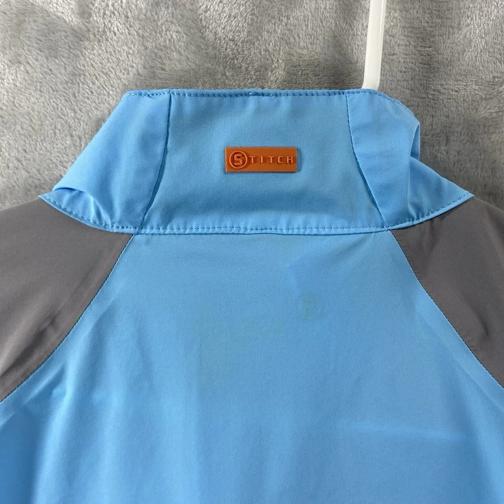 Stitch Golf Jacket men's Large Full Zip SWS Weather System Wind Water Resistant